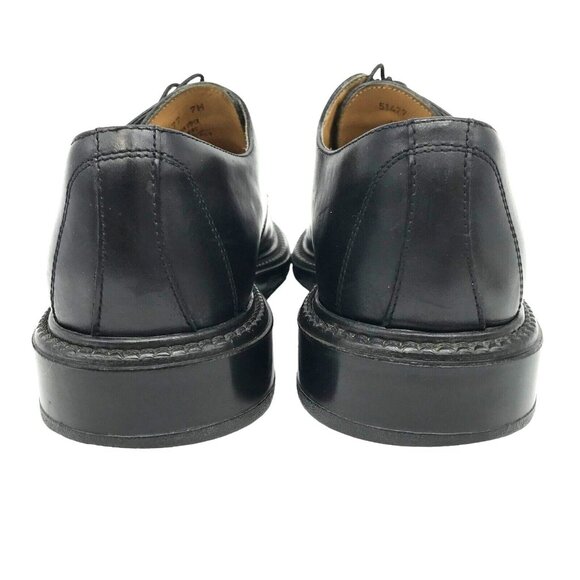 J. CREW Mens Shoes Dress Derby 7N Black Leather Plain Toe main image 9